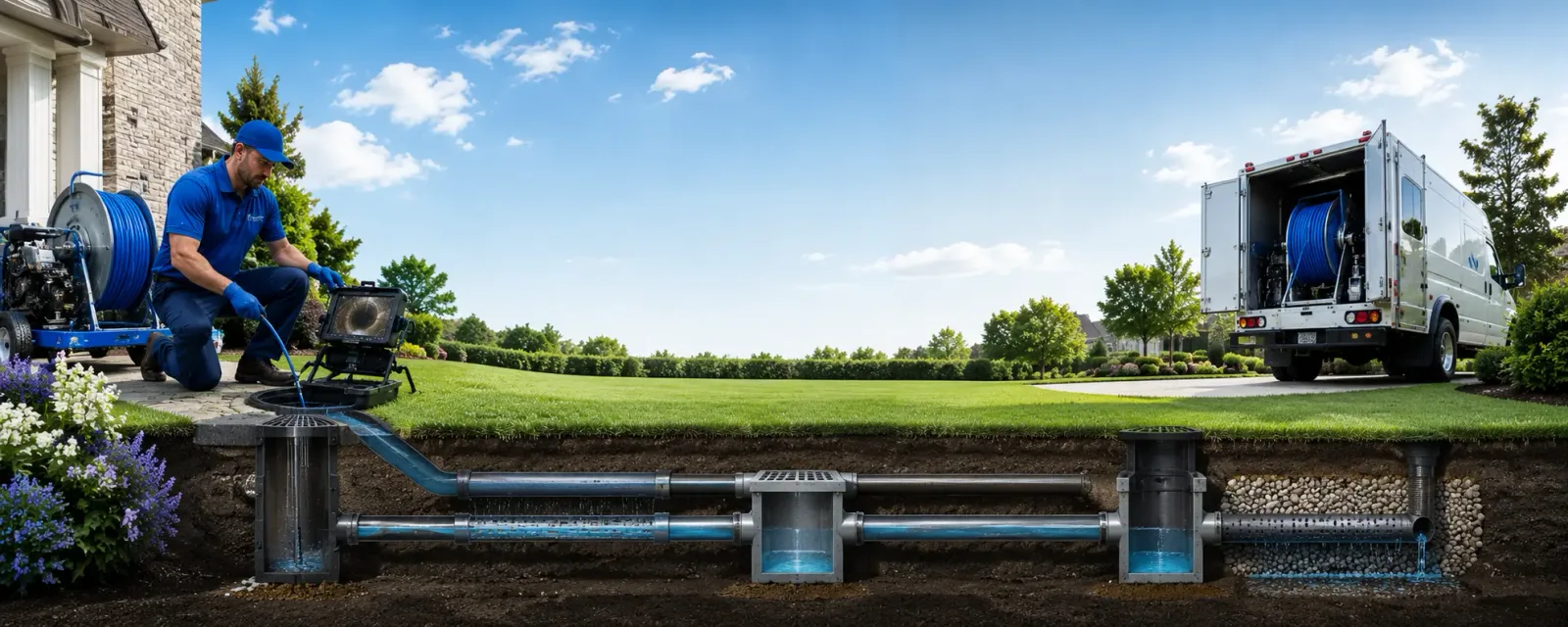 Outdoor drain cleaning information for Chesterfield, IL
